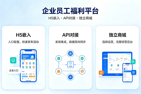 H5嵌入 vs API对接 vs 独立商城：三种员工福利平台模式怎么选？
